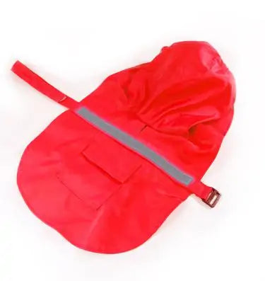 Yellow Reflective Dog Raincoat