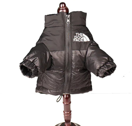 Warm Raincoat Puffer Jacket - dogs