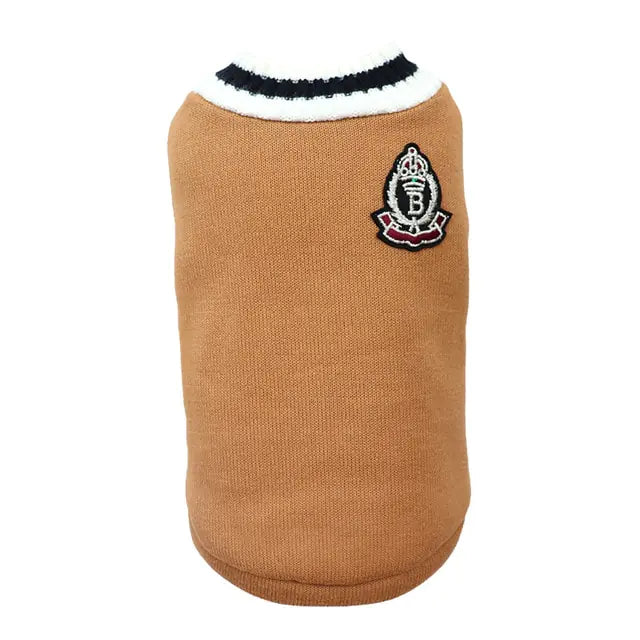 College Style Dog Jumper