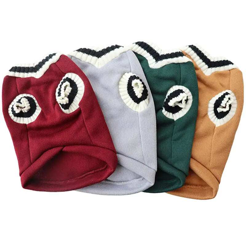 College Style Dog Jumper