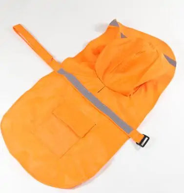 Yellow Reflective Dog Raincoat