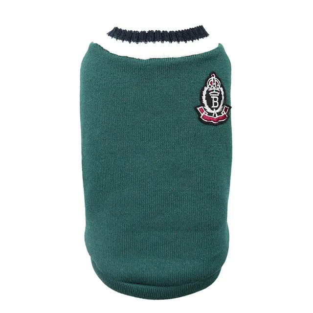 College Style Dog Jumper