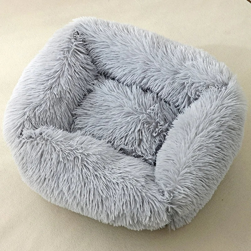 Plush Pet Square Bed