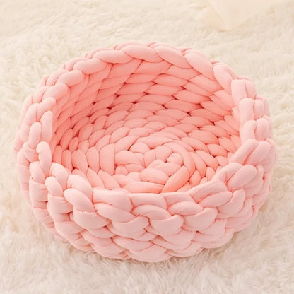 Cat Soft Basket Bed