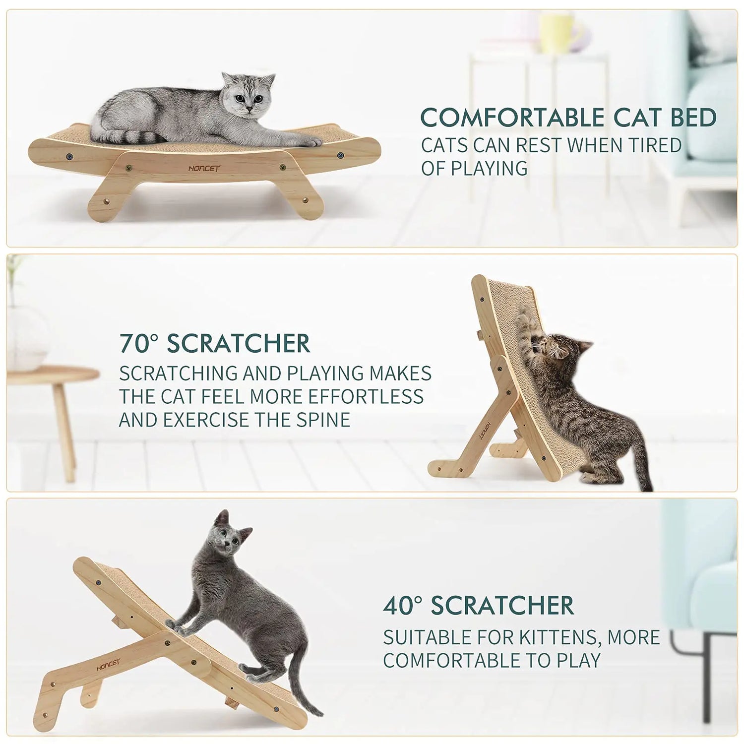 Wooden Cat Scratcher Board