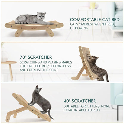 Wooden Cat Scratcher Board