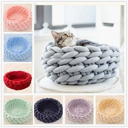 Cat Soft Basket Bed