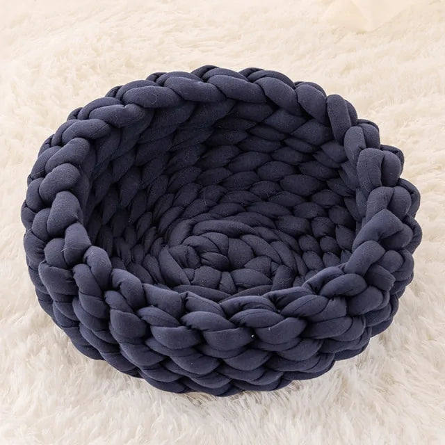 Cat Soft Basket Bed