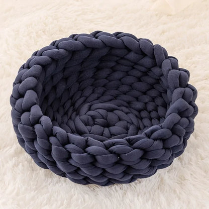 Cat Soft Basket Bed