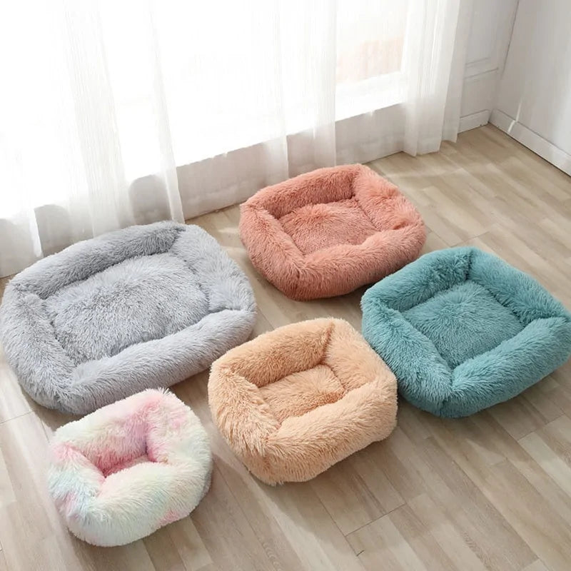 Plush Pet Square Bed