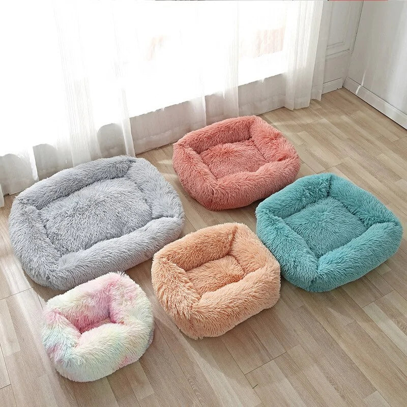 Plush Pet Square Bed