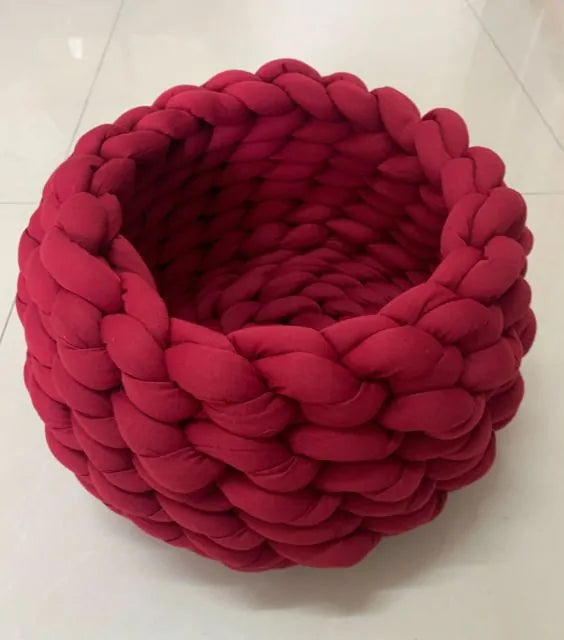 Cat Soft Basket Bed
