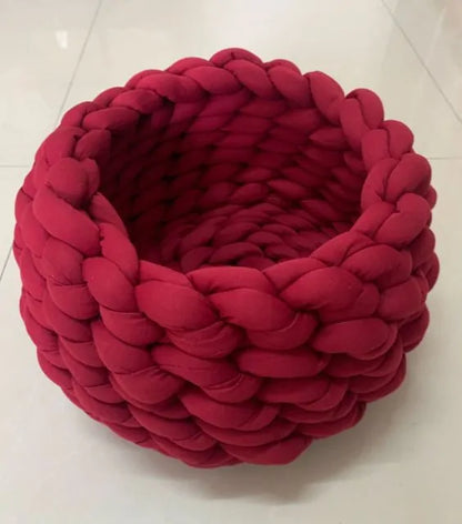 Cat Soft Basket Bed