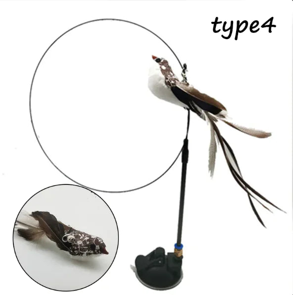 Feather Cat Stick