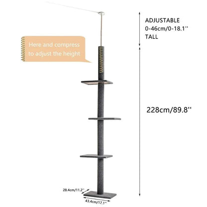 Large Cat Climbing Scratching Post
