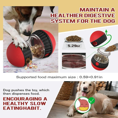 Interactive Slow Feeder Dog Ball
