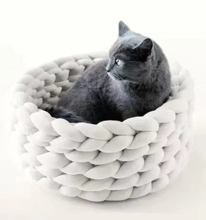 Cat Soft Basket Bed