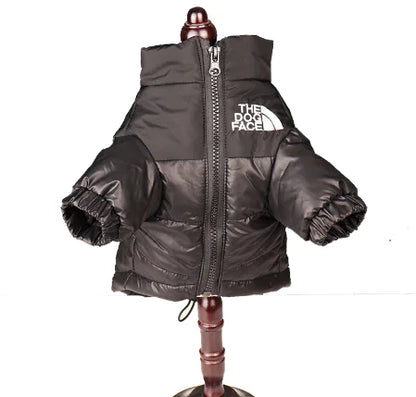 Warm Raincoat Puffer Jacket - dogs