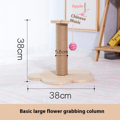 Wooden Cat Scratching Post