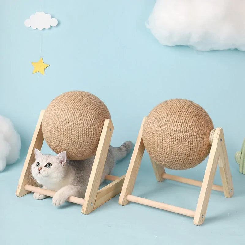 Fetch Cat Scratching Ball