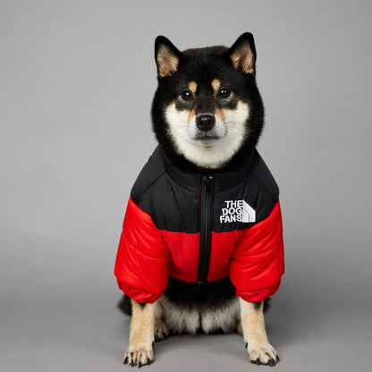 Warm Raincoat Puffer Jacket - dogs
