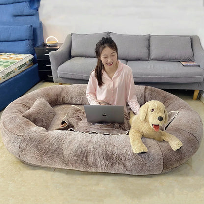 Oversized Washable Human Dog Bed