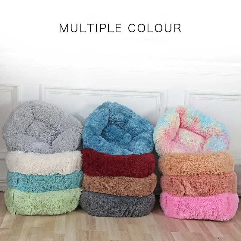 Plush Pet Square Bed